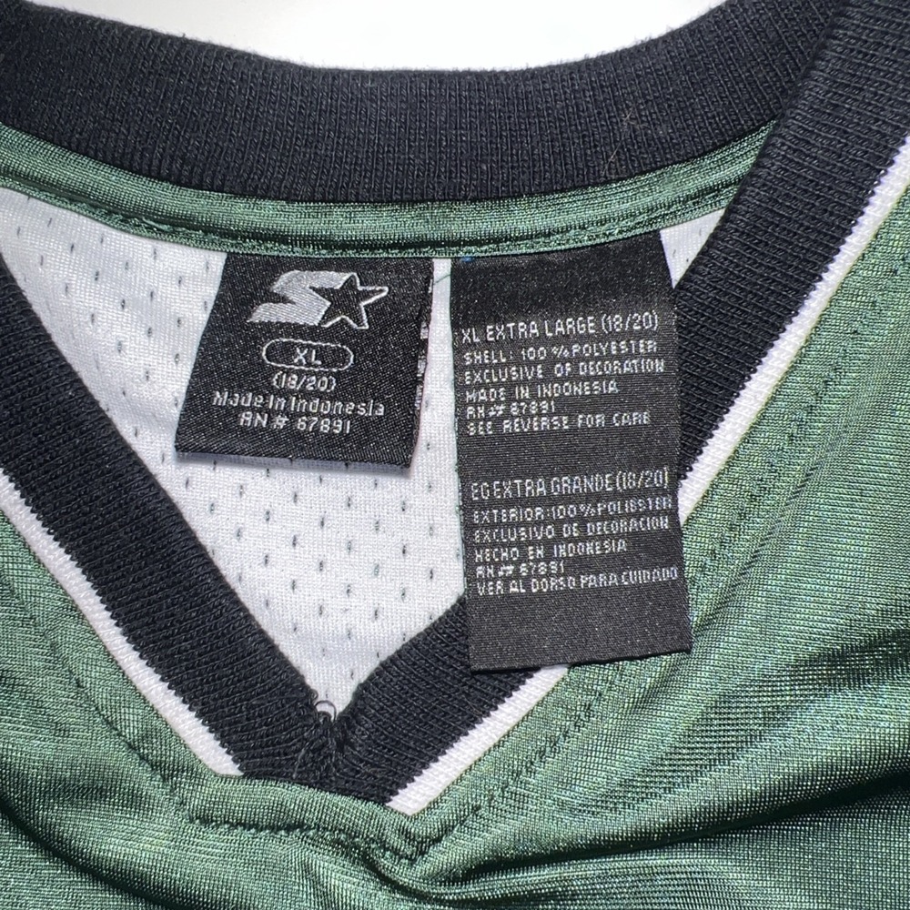 Starter Michigan State Spartans Green Sleeveless Jersey Tank XL 18/20 NCAA - Picture 5 of 9